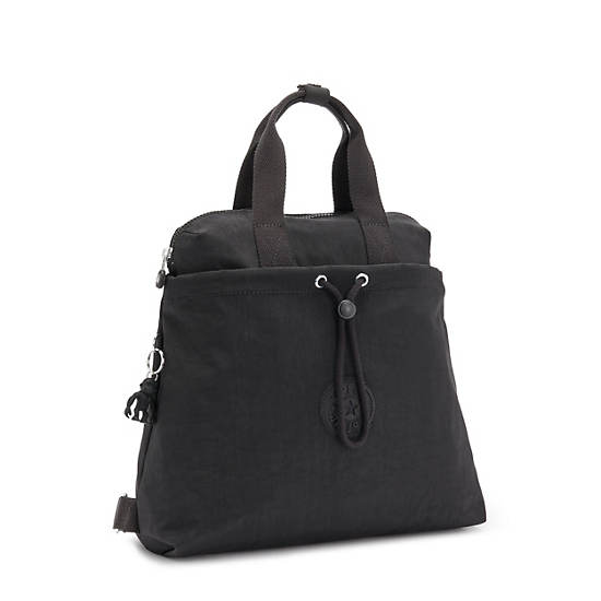 Bolsas De Mano Kipling Goyo Medium Backpack Tote Negros | MX 1270WN